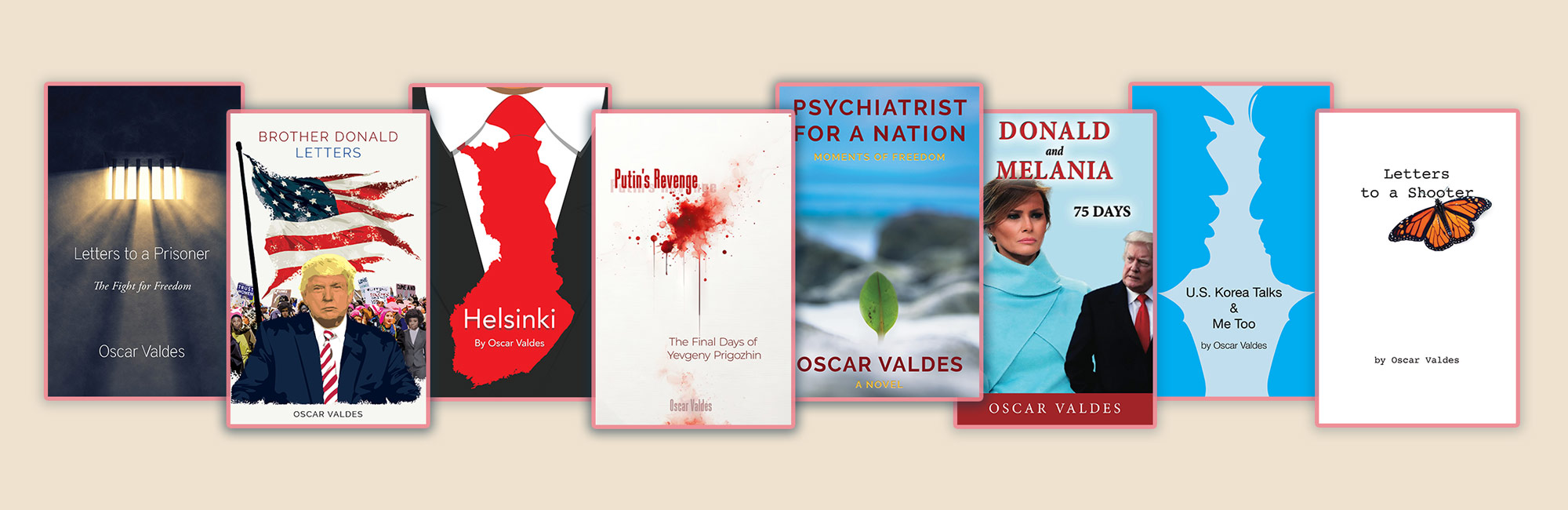Oscar Valdes Books Banner